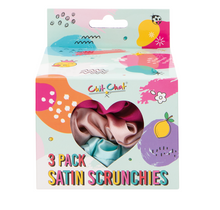 Load image into Gallery viewer, Chit Chat Satin Scrunchies 3 Pack

