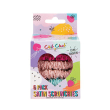 Load image into Gallery viewer, Chit Chat 6 Pack Hair Scrunchies
