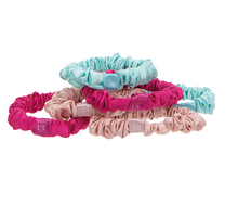 Load image into Gallery viewer, Chit Chat Satin Scrunchies 6 Pack
