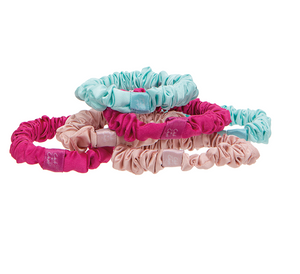 Chit Chat Satin Scrunchies 6 Pack